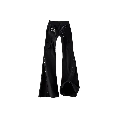 SNEIKLAU Черный Унисекс Джинсы