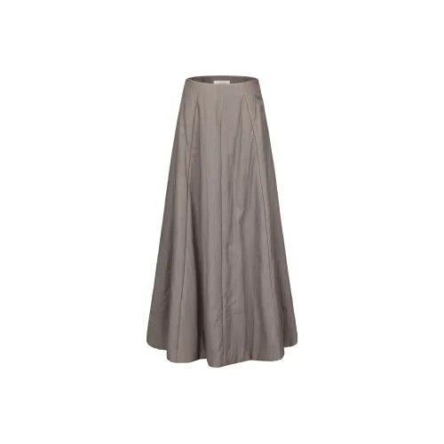 RUOHAN AW25 Graphite Gray Insulated EIRA Skirt Casual Long Skirt Women's