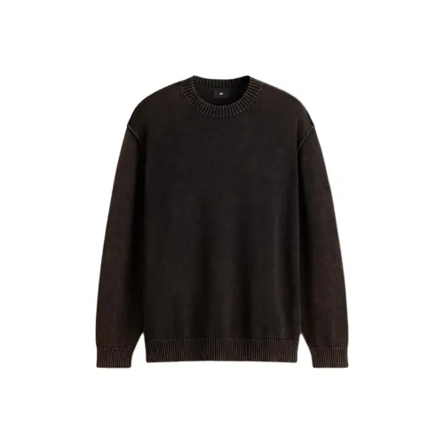 H M Коричневый Мужской Трикотаж