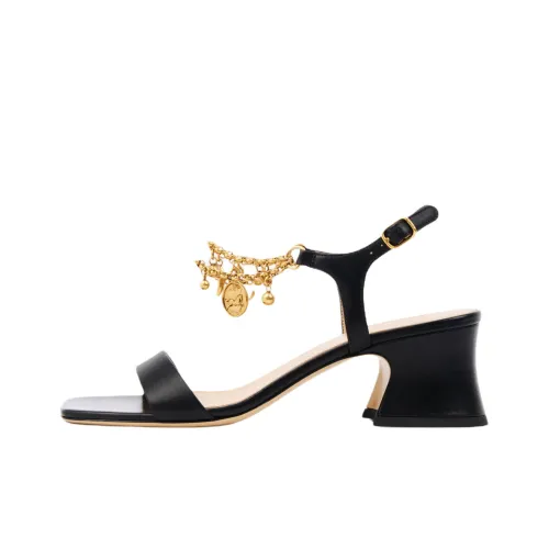 Chloe CHARMS One Ремешок Сандалии 5,5 см Женские Черные