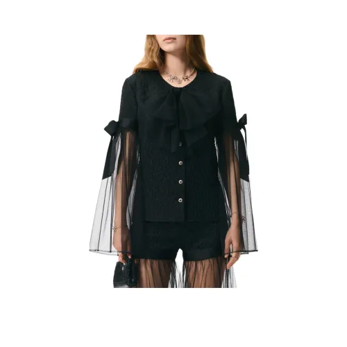 CHANEL Черные Женские Рубашки