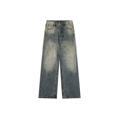 Ant Studio Blue Unisex Jeans