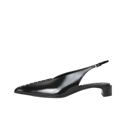 JIL SANDER Грубый каблук Высокие каблуки Женские Черный