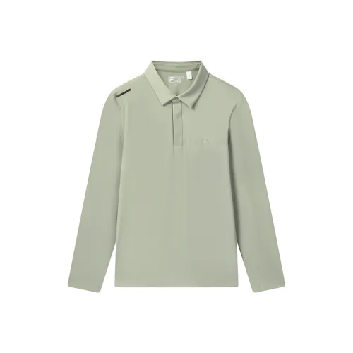 FILA Белый Армейский Зеленый Мужская Поло