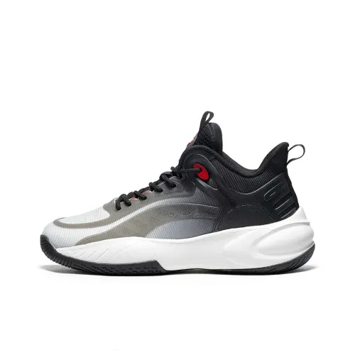 Warrior Rebound Высота Увеличивающие Дышащий Противоскользящий Низкий Топ Баскетбольные Кроссовки Мужские Белый Черный