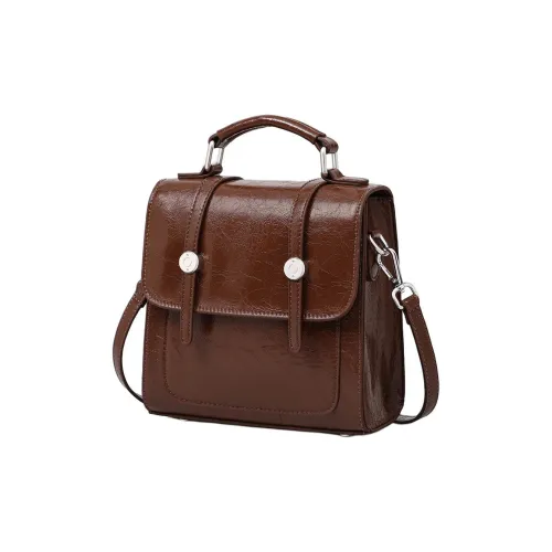 MILLIE'S Коровья кожа с синтетической кожей портативный рюкзак-почтовая сумка средний женский латте коричневый черный