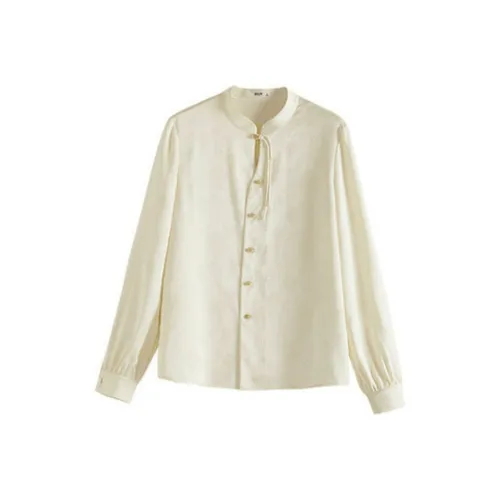 SLLSKY Moon Apricot Женские Рубашки