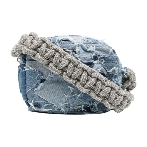 KARA Хлопок Сумка через плечо Сумка на плечо Женская Синяя