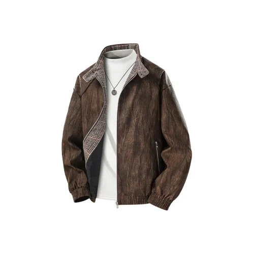 PGNC Мужские кожаные куртки