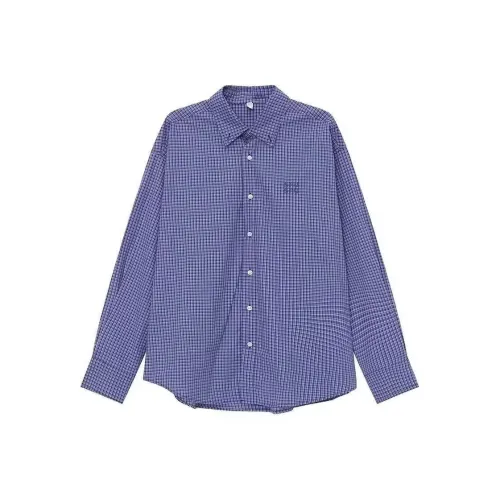 MUMUTU Синий Унисекс Рубашки