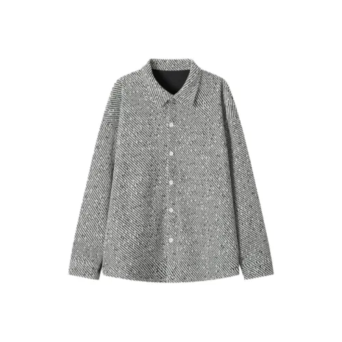 ENPofficial Длинный рукав рубашка пальто мужской