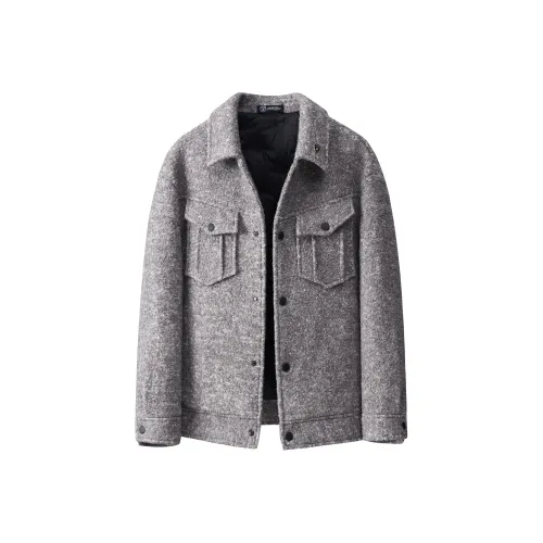 AUTOMOBILI LAMBORGHINI Velvet Feel Пальто Мужской