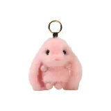 Розовый кролик с длинными ушами