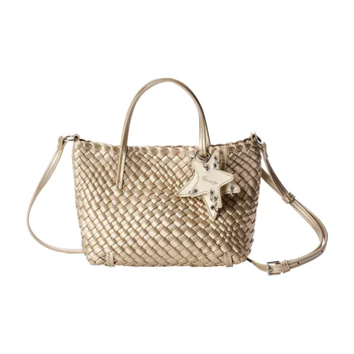 ECODAY ECOD ПУ (полиуретан) Сумка через плечо Маленькая Женская Шампанское Коричневый Серебряный Синий