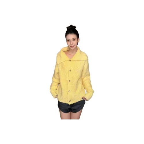 Dippanis Желтый Женский Трикотаж