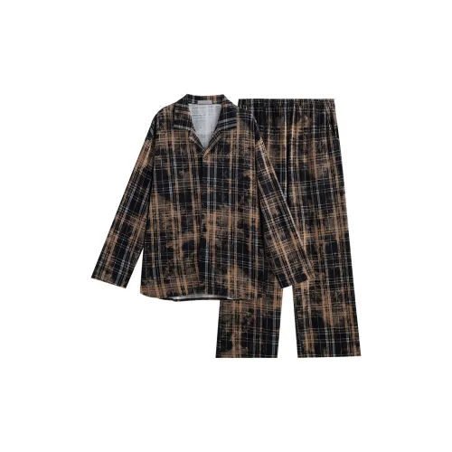 Same Language Пижамный комплект Мужской · · Клетка