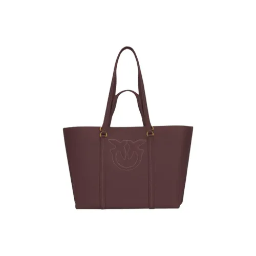 PINKO Полиэстер Одно Плечо Сумка Большая Женская Бордовая