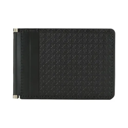 Ferragamo Кошелек из коровьей кожи держатель для карт мужской черный