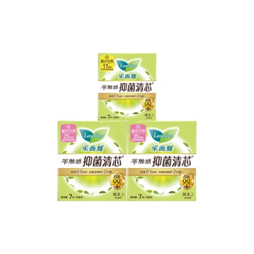 Laurier Ежедневное использование Чистка Chips Гигиенические прокладки Мягкий и Дружественный к коже