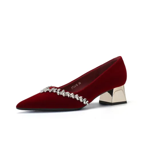 YAFEI XUANYU Грубый каблук Высокие каблуки Женские