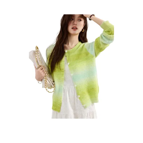 VICTORIA VERA Зеленый Женский Трикотаж