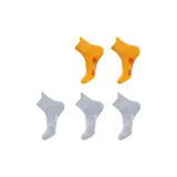 Средний - Длина (размер в длину) 3, Серый 2, Желтый