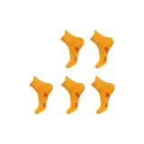 Средние длинные носки, 5 пар, желтого цвета