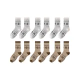 6 упаковок (3 серых + 3 кофейных)