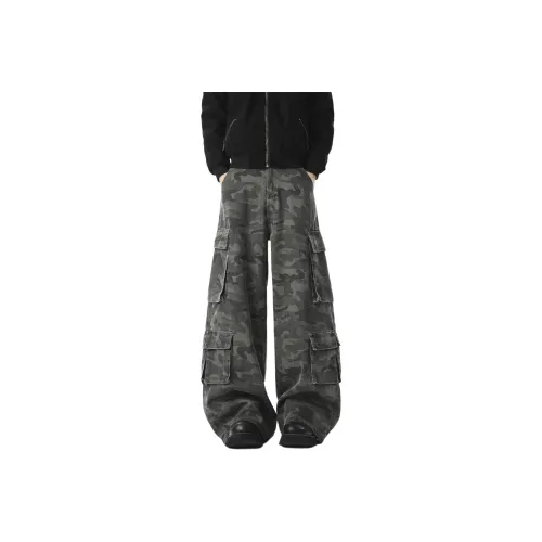 ZUOFEILI Камуфляж Унисекс Карго Брюки