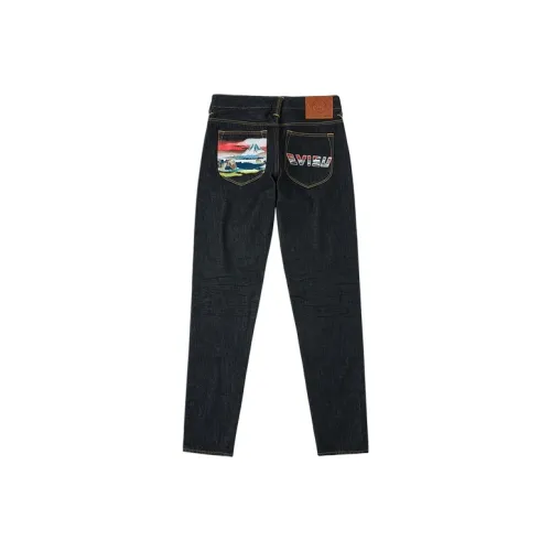EVISU Джинсовый Синий Мужские Джинсы