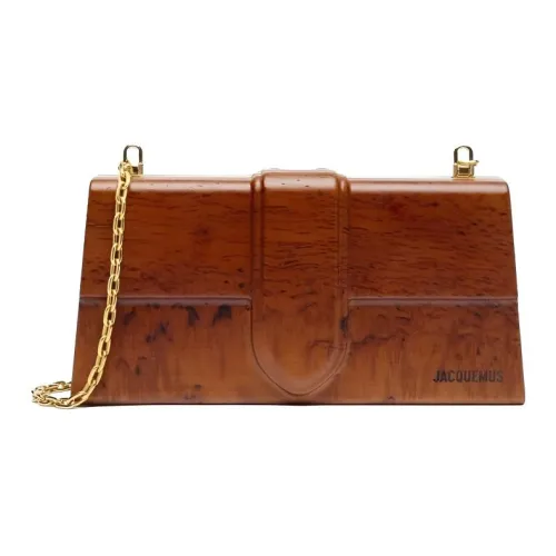 Jacquemus Le Bambino Wood Сумка через плечо Женская Коричневая