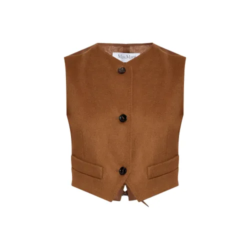MaxMara Коричневые Женские Жилеты