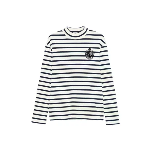 BALMAIN Черный Белый Мужская T-рубашка