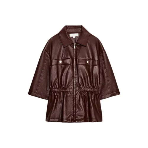 ZARA Темно-красный Женские Деловые костюмы