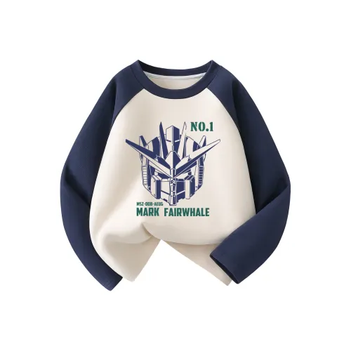 FAIRWHALE Многоцветный Длинный Рукав Т-Рубашка 1 Пачка Детская