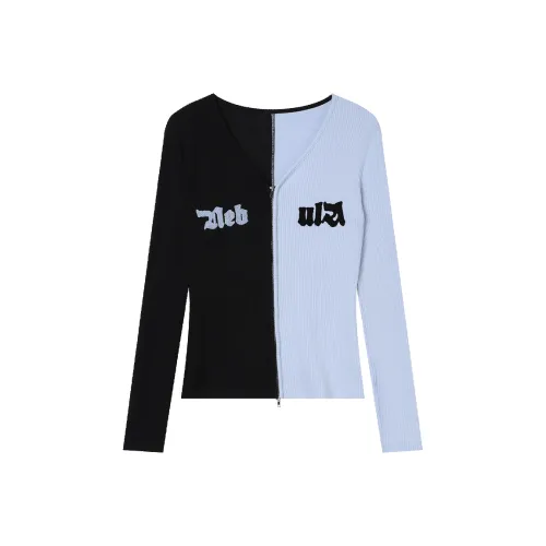 LOUISY AO Черный и Синий Женский Трикотаж