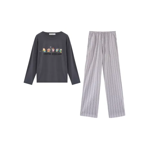 QINZUIMAO X Crayon Shinchan Pajama Комплект Мужской