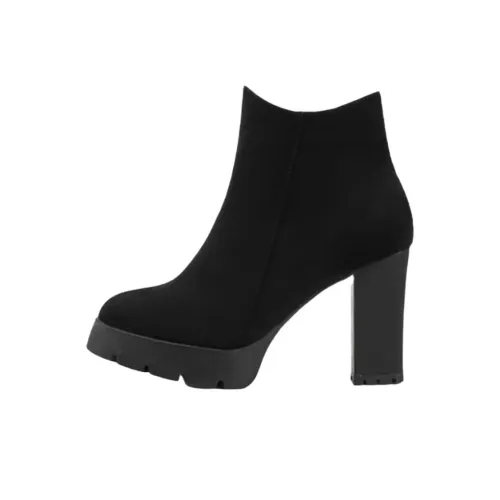 LANMOU Ботильоны Черные Женские