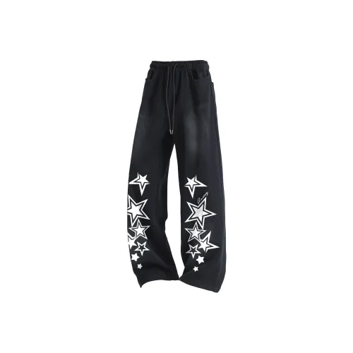 Qnxeey Унисекс Повседневные Брюки