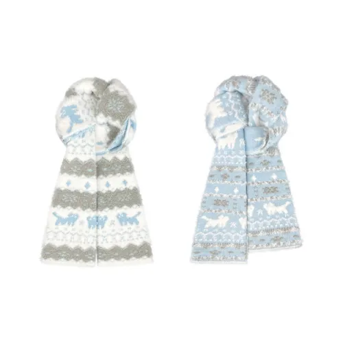 MUSTKOO Полиэстер Трикотаж Шарфы Женские