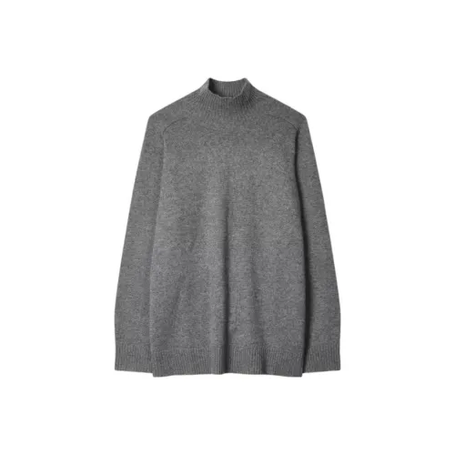 Paul Smith Темно-серый кашемировый свитер с круглым вырезом женский