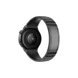 Черный изогнутый быстросъемный ремешок из нержавеющей стали