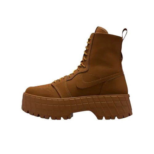 Jordan 1 Ботильоны Женские Коричневый