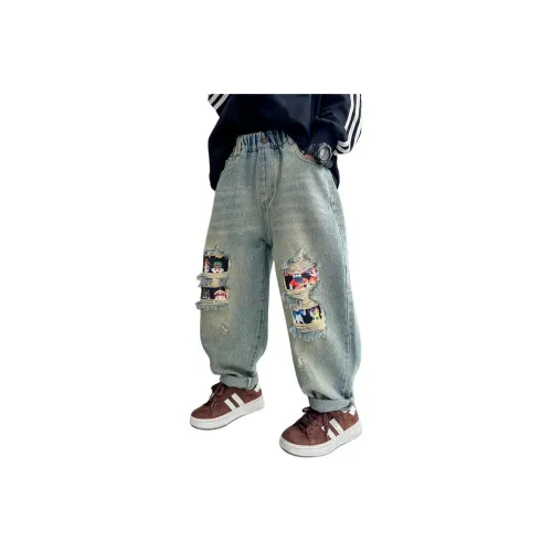 ЮЙЧЖАОЛИНЬ Синий Школьный возраст Джинсы