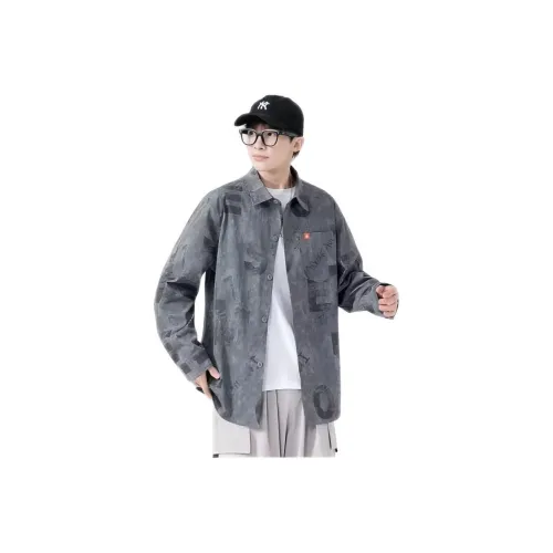 ENPofficial Длинный рукав рубашка пальто мужской