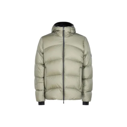 Moncler Светло-зеленый Мужской пуховик