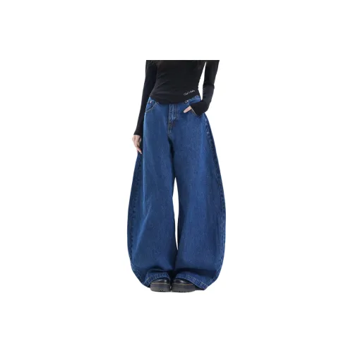 KAIZZGAO Темно-синий мужской джинсы