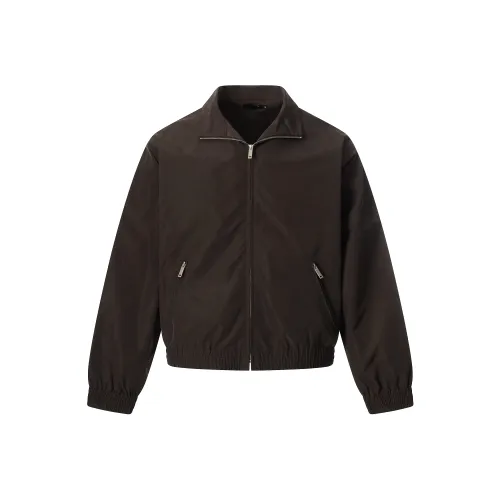 TREND ST Темный кофейный унисекс куртки