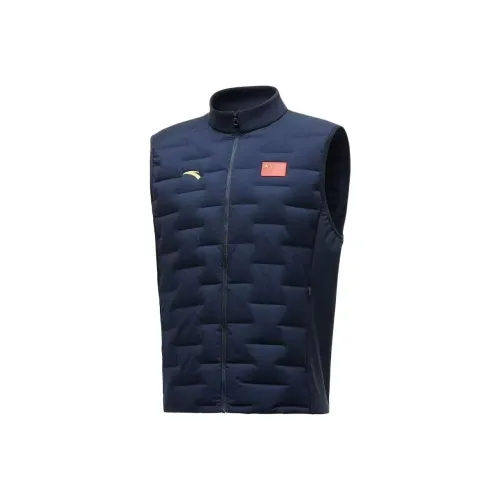 ANTA Midnight Blue Men's Down Vest ANTA Полночный Синий Мужской Пуховый жилет