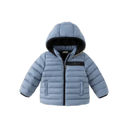 DAVE BELLA Туманный синий [Тройная защита ткань 3A Антибактериальный 90% хлопок] Kids Пуховики